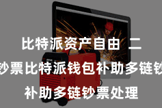 比特派资产自由 二、导入钞票比特派钱包补助多链钞票处理