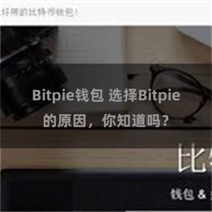 Bitpie钱包 选择Bitpie的原因，你知道吗？