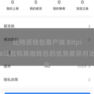 比特派钱包客户端 Bitpie钱包和其他钱包的优势差异对比