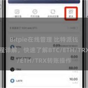 Bitpie在线管理 比特派钱包转账教程详解，快速了解BTC/ETH/TRX转账操作