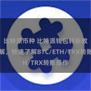 比特派币种 比特派钱包转账教程详解，快速了解BTC/ETH/TRX转账操作