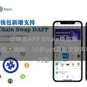 比特派APP Bitpie钱包新功能大揭秘！30秒get最新更新内容