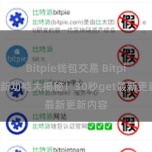 Bitpie钱包交易 Bitpie钱包新功能大揭秘！30秒get最新更新内容