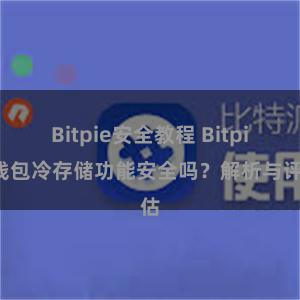 Bitpie安全教程 Bitpie钱包冷存储功能安全吗？解析与评估