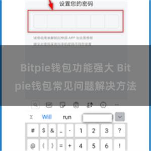 Bitpie钱包功能强大 Bitpie钱包常见问题解决方法