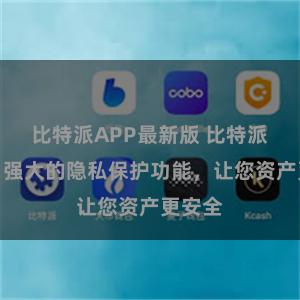 比特派APP最新版 比特派钱包：强大的隐私保护功能，让您资产更安全