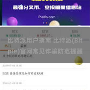 比特派用户指南 比特派(Bitpie)官网常见诈骗防范提醒