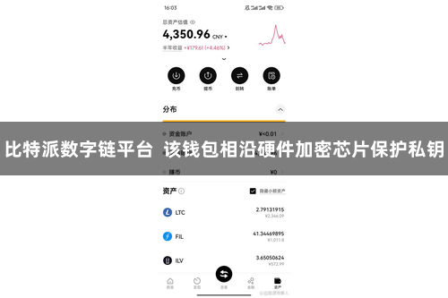 比特派数字链平台  该钱包相沿硬件加密芯片保护私钥