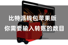 比特派钱包苹果版  你需要输入转账的数目